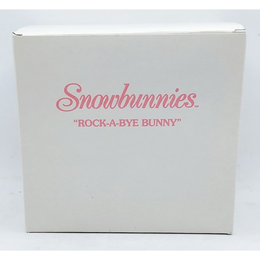 Department 56 Snowbunnies Rock-A-Bye Bunny Figurine 26306